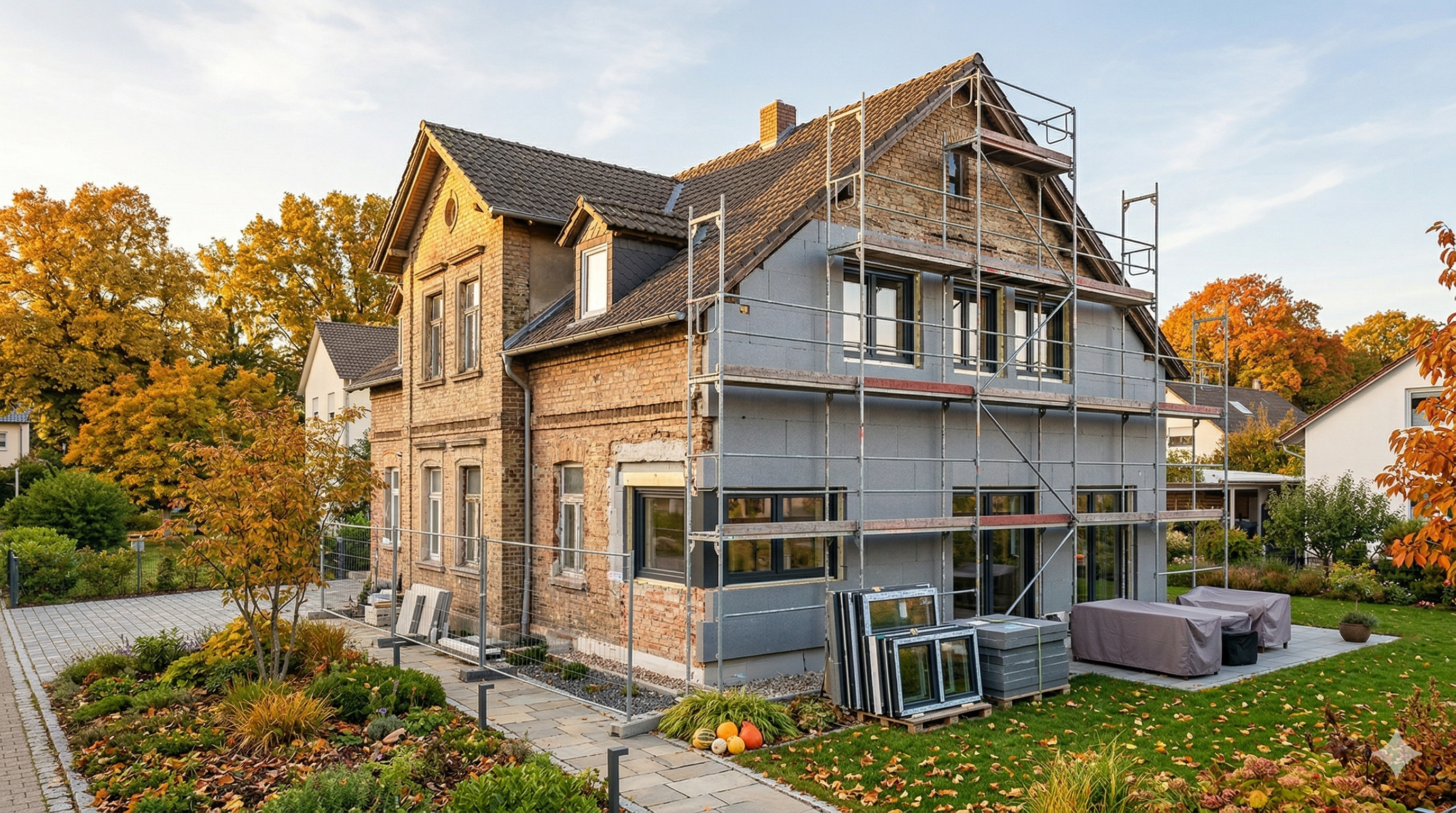 Altbau-Sanierung mit Wärmedämmung